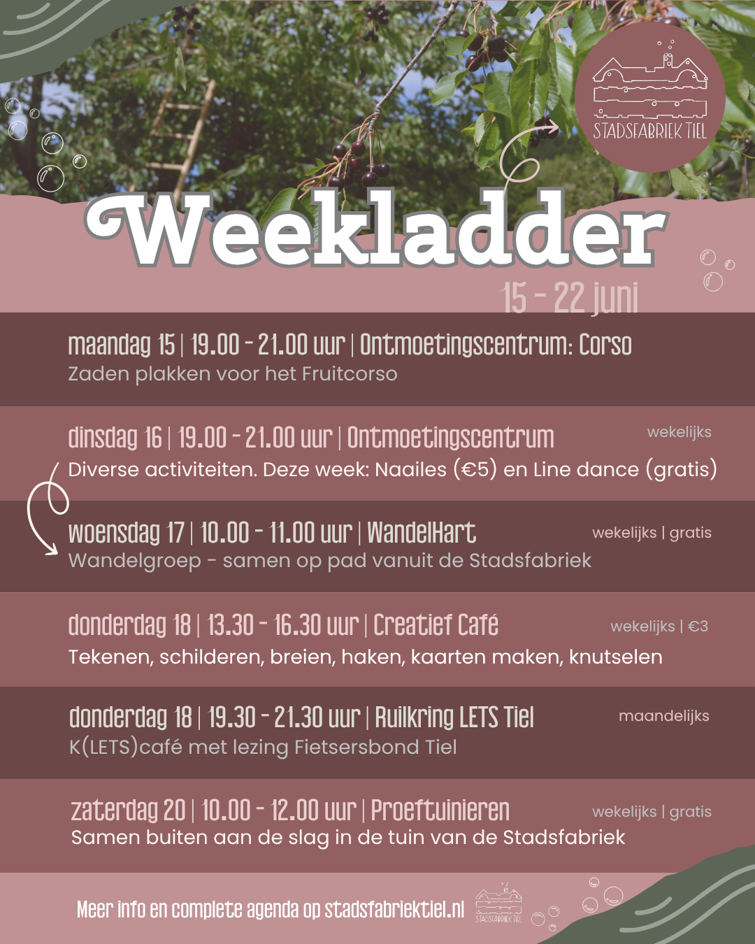Weekladder SF 2026 15 - 22 juni