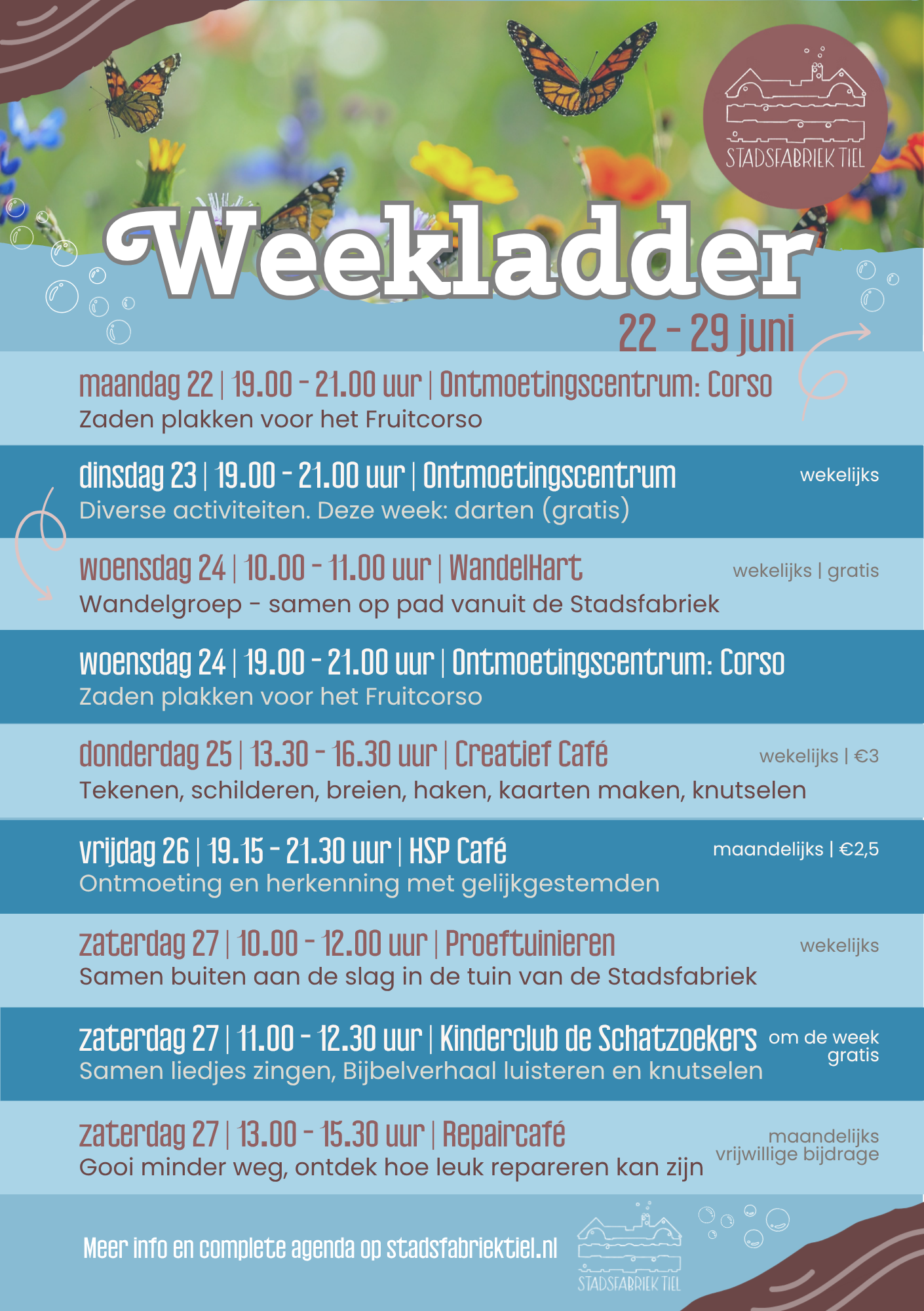 Weeklader SF 2026 22 - 29 juni