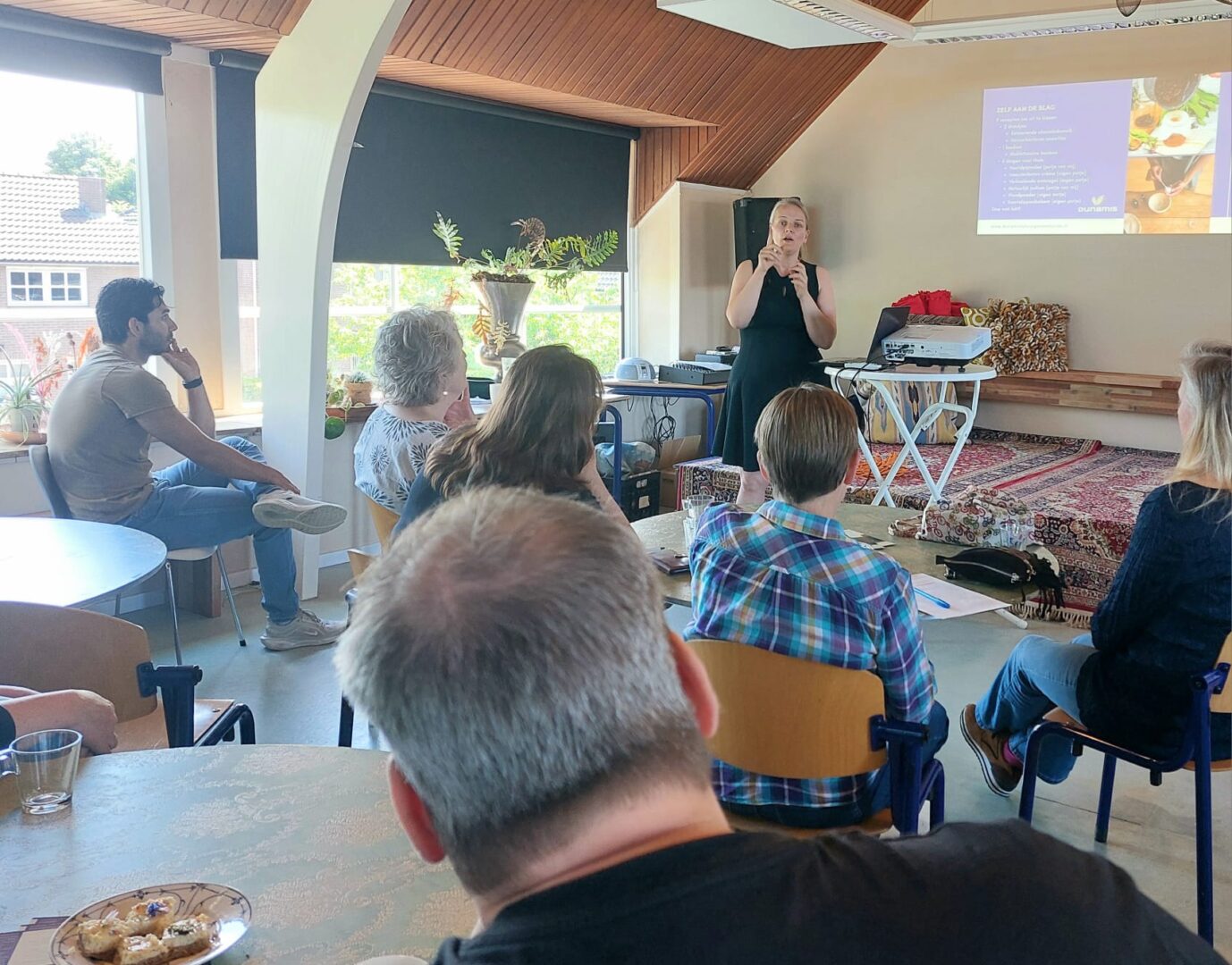 kruiden workshop in de Stadsfabriek Tiel